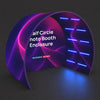 Half Circle Photo Booth Enclosure Display