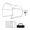 Half Circle Photo Booth Enclosure Display