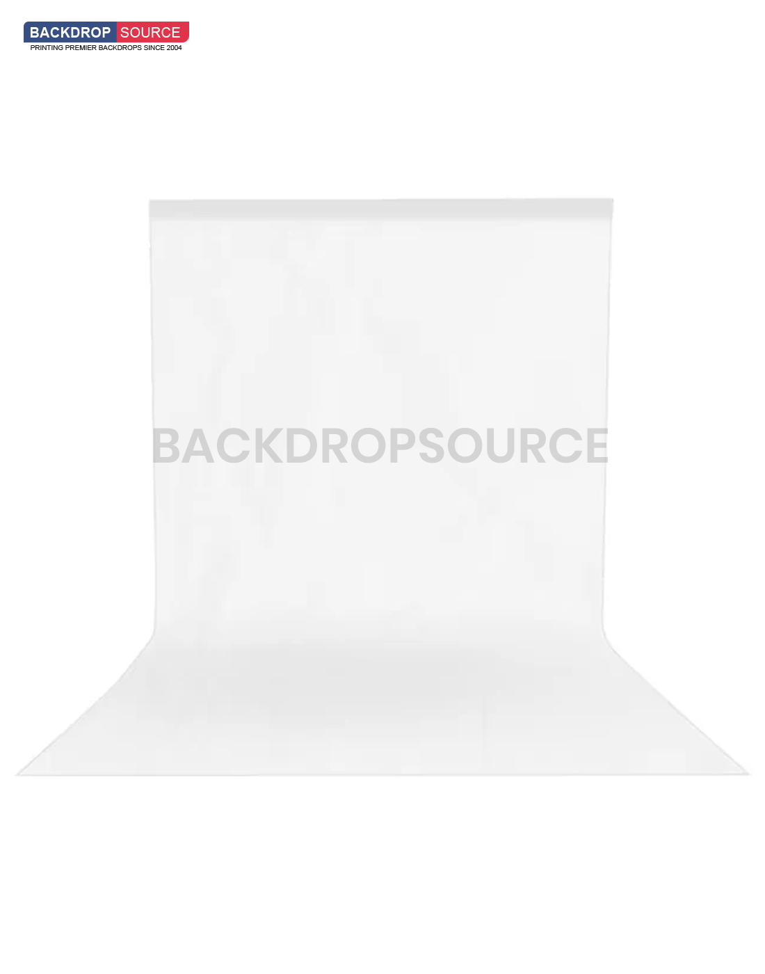 Solid White Muslin Photography Backdrop