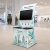 Integrated Monitor Fabric Display Table