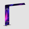 L-Shaped Arch Tube Fabric Display