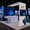 L-Shaped Arch Tube Fabric Display