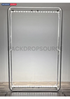 L-Shaped Illuminated Media Wall Set with Counters for 3m x 3m Booths.