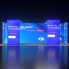 Backlit SEG Booth Kit with Twin L-Arches & 2 Sidewalls