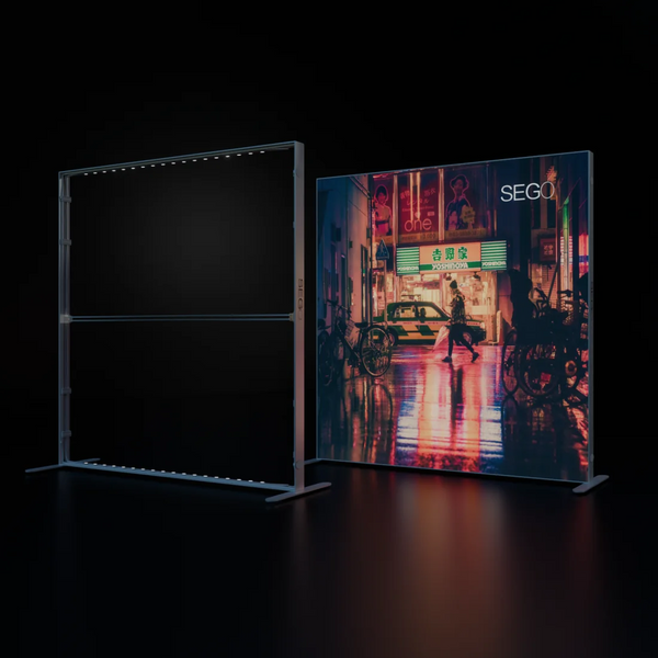 2m Backlit SEG Lightbox Display Frame