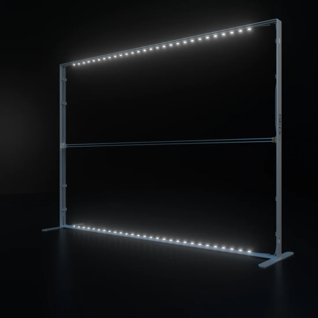 3m Backlit SEG Lightbox Display Frame