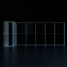 6x3m Backlit SEG Lightbox Wall with 9 Panels