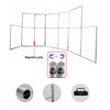 Fabric Magnetic Partition Display – 7 Panel