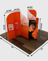 Magnetic Fabric Booth Display - Model 1 (4m x 3m)