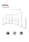 Magnetic Partition Displays - 7 Panel