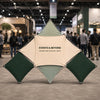 Medium Triangular Fabric GeoMetrix Pop Up Grid Display