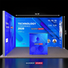3m Backlit SEG Booth Kit with 2 Sidewalls & Lightbox Counter