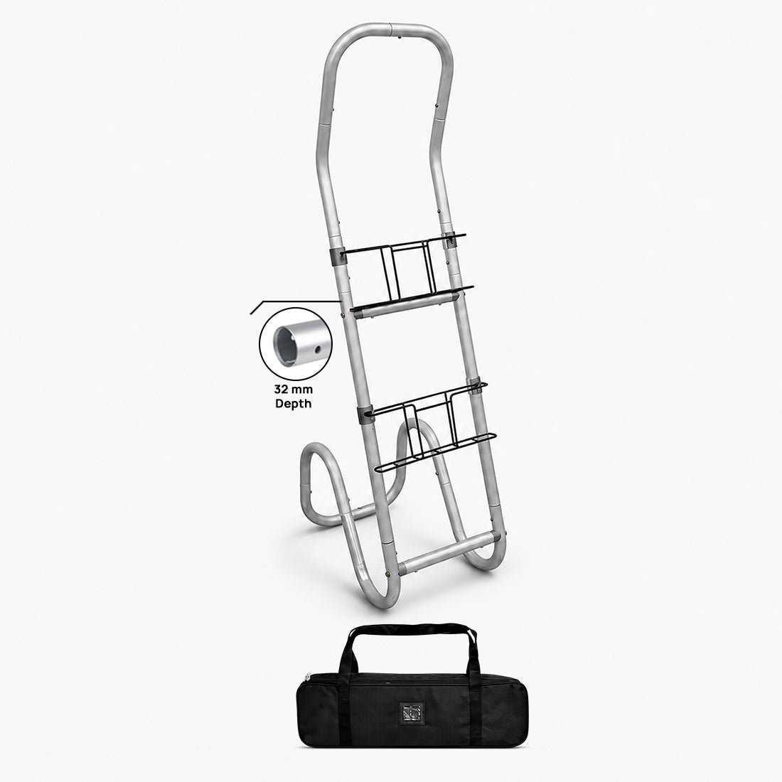 Modern S-Shaped Brochure Stand