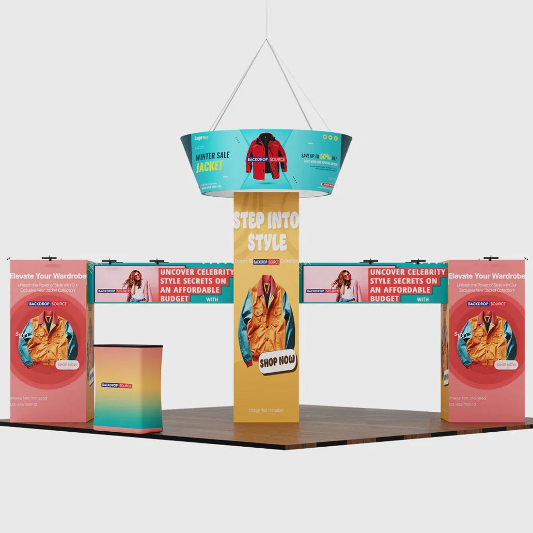 Modular Booth Kits 9m x 6m - Model 2