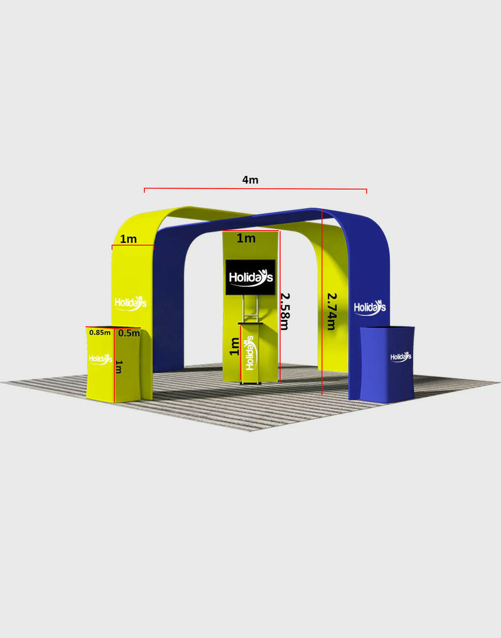 Modular Booth Kits 6m x 6m - Model 05.