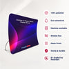 Modular U-Shape Fabric Display Stand