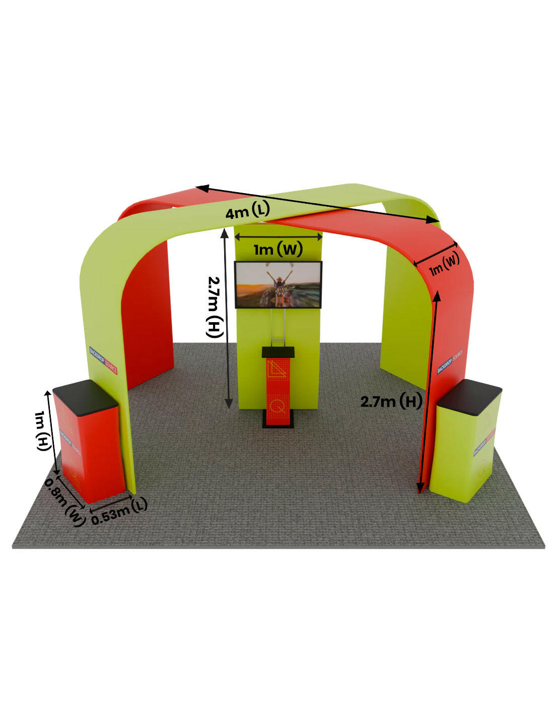 Modular Booth Kits 6m x 6m - Model 05.