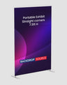 Portable Exhibit Display with Straight Corners.