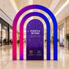 Multi-Tier Fabric Event Arch Display