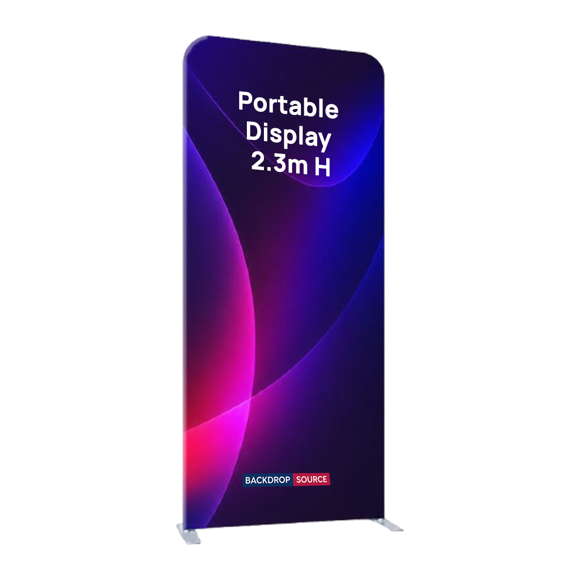 Portable 2.3m H High Fabric Exhibit Display