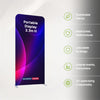Portable 2.3m H High Fabric Exhibit Display
