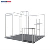 3x3m L-Arch Booth Kit with 3D Shelf Wall Box & Counter
