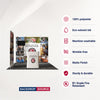 3x3m Booth Kit with Straight Wall, TV Shelf Tower & Banner