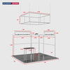 3x3m Booth Kit with Modular Walls, Hanging Banner & Counter