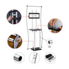 Portable S-Shaped Fabric Exhibit Display