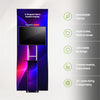 Portable S-Shaped Fabric Exhibit Display