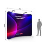 Premium Curved Fabric Backwall Kit with Clamping Lights