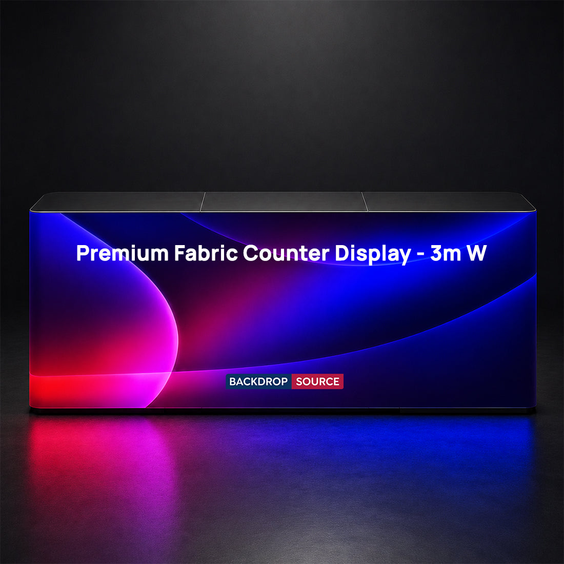 Premium Fabric Counter Display - 3m W