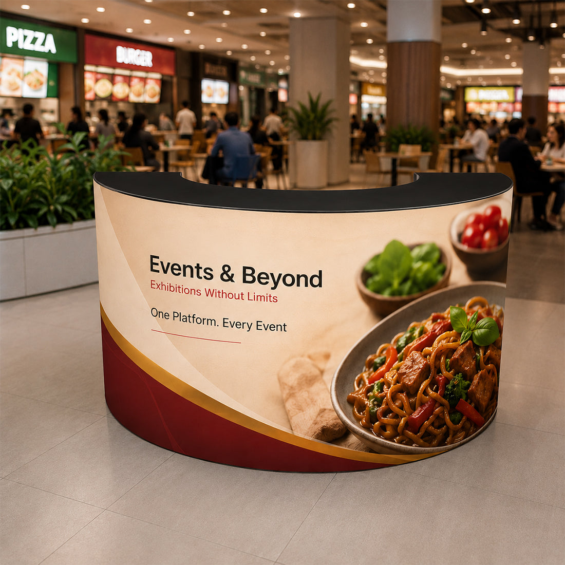 Event Reception Counter - 2m wide