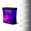 Rectangle Fabric Display Counter (For Podium & Booth Exhibitions)