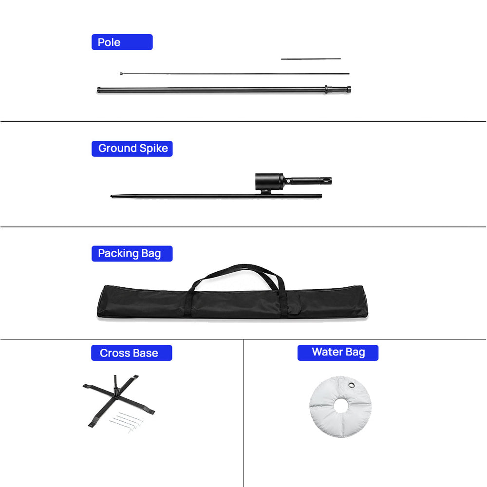 Rectangle Flag with Uni-Fit Pole