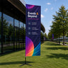Duplex Printing Rectangle Advertising Flag