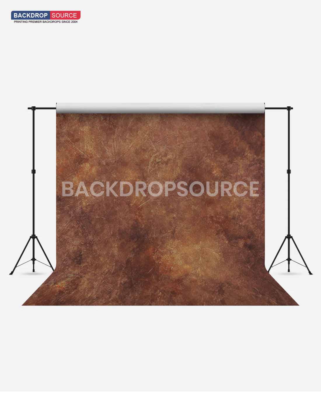 Red Grunge Rustic Fashion Wrinkle Resistant Backdrop