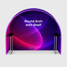 Round Arch Trade Show Booth with Shelf