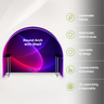 Round Arch Trade Show Booth with Shelf