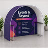 Round Arch Trade Show Booth with Shelf