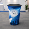 Round Fabric Display Counter (For Podium & Booth Exhibitions)