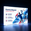SEG Frameless Fabric LED Light Box Display -  4m W x 2.5m H