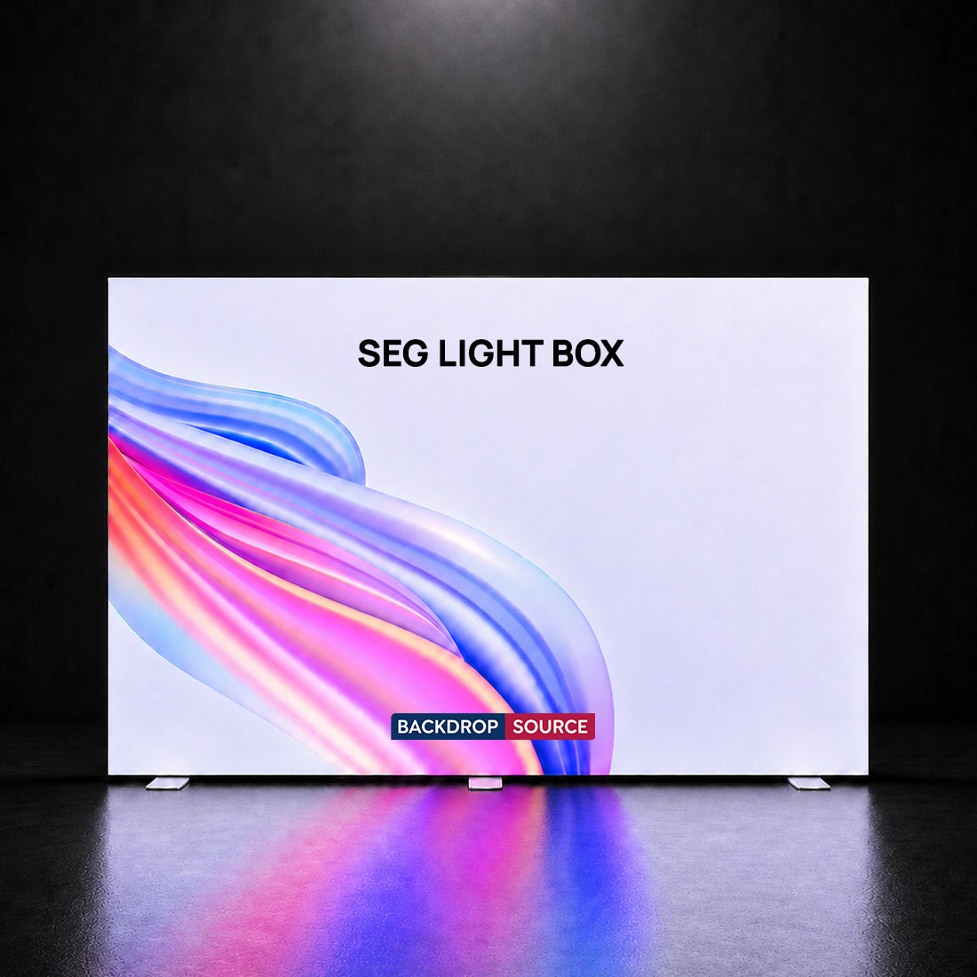 SEG Frameless Fabric LED Light Box Display - 3m W X 2.5m H