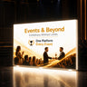 SEG Frameless Fabric LED Light Box Display - 3m W X 2.5m H