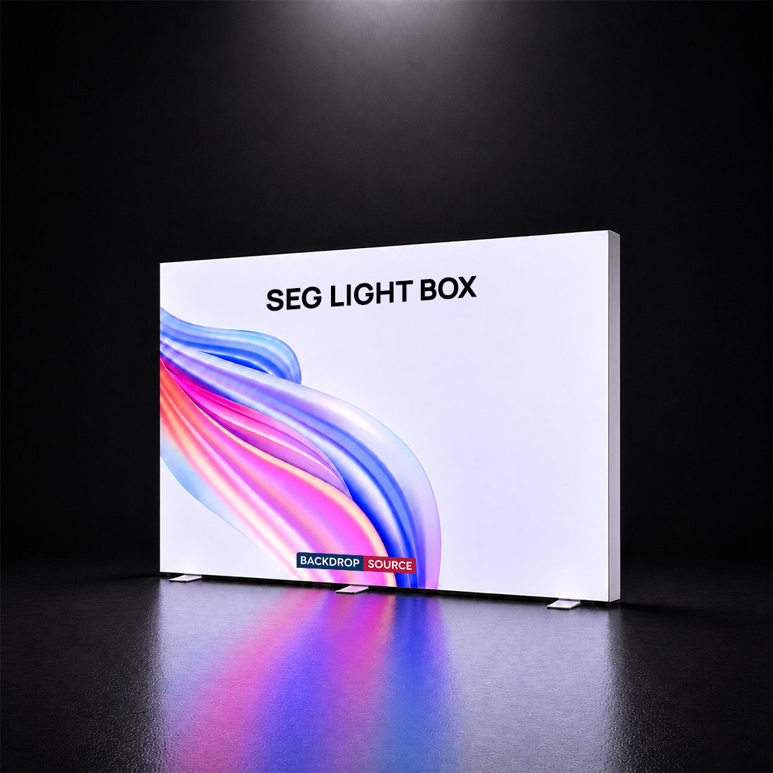 SEG Frameless Fabric LED Light Box Display - 3m W X 2.5m H