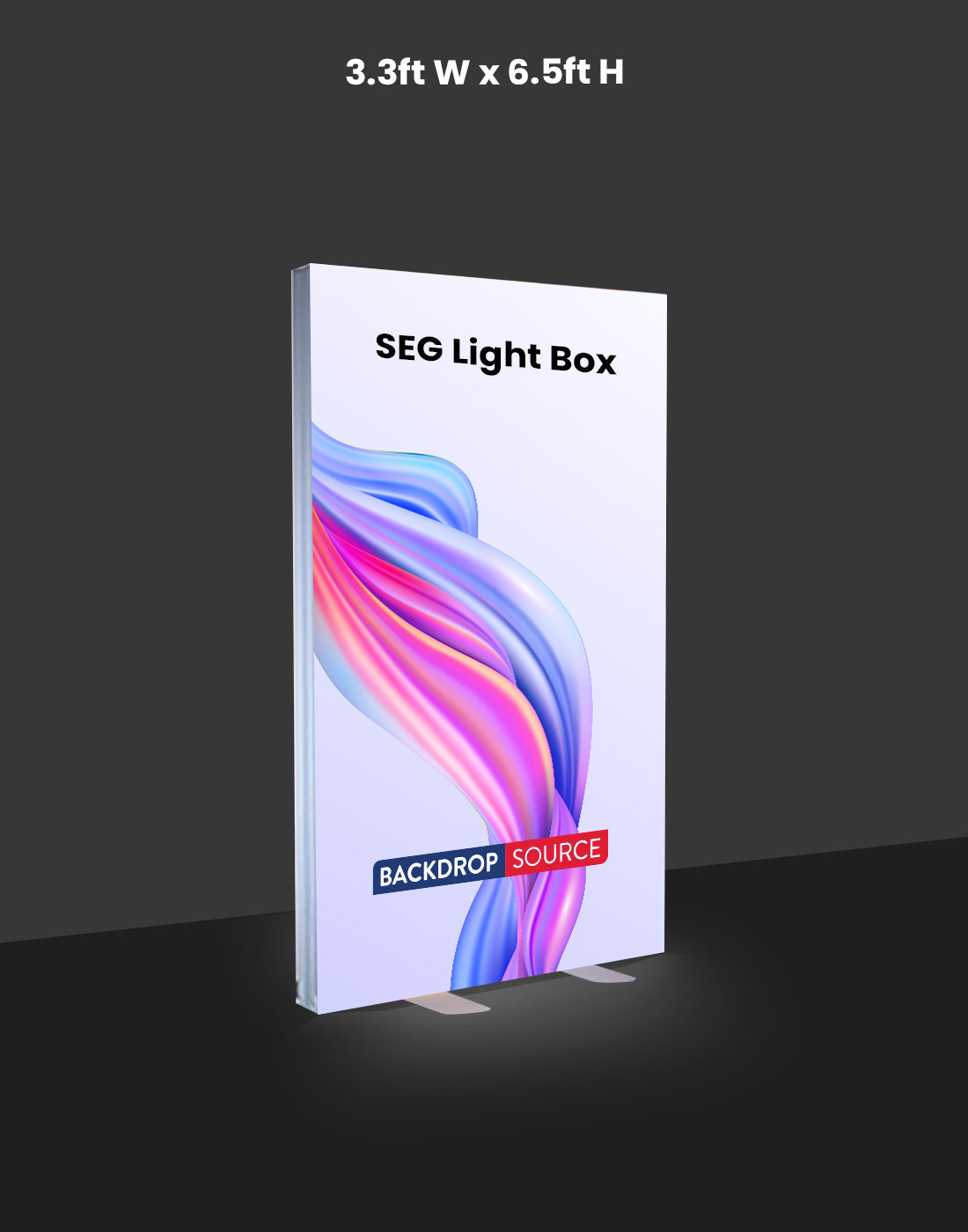 Backlit SEG Fabric Display Frame - 80mm Depth Aluminum Profile