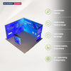 3m Backlit SEG Booth Kit with 2 Sidewalls & Lightbox Counter