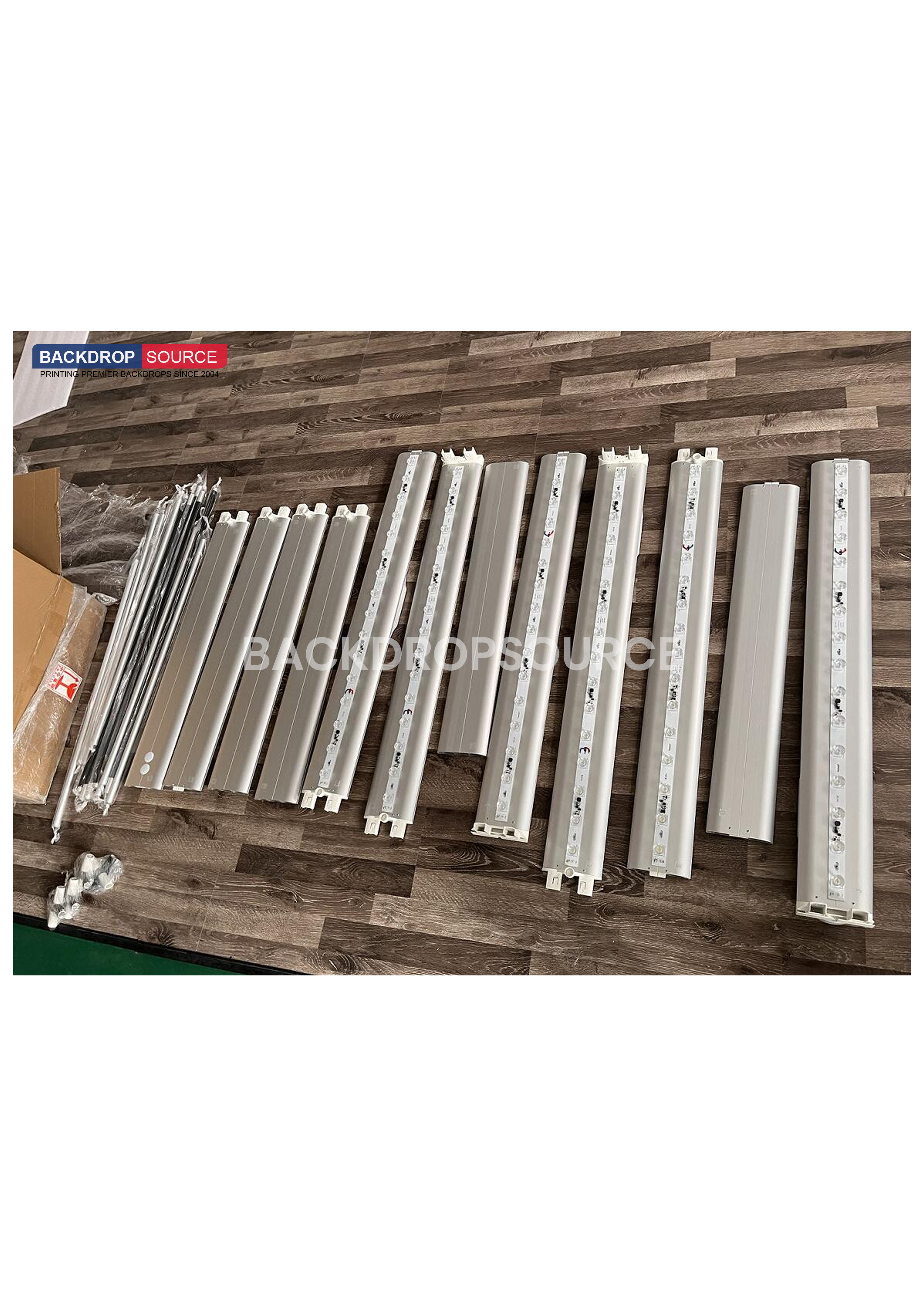 SEG Frameless Fabric LED Light Box Display -  4m W x 2.5m H