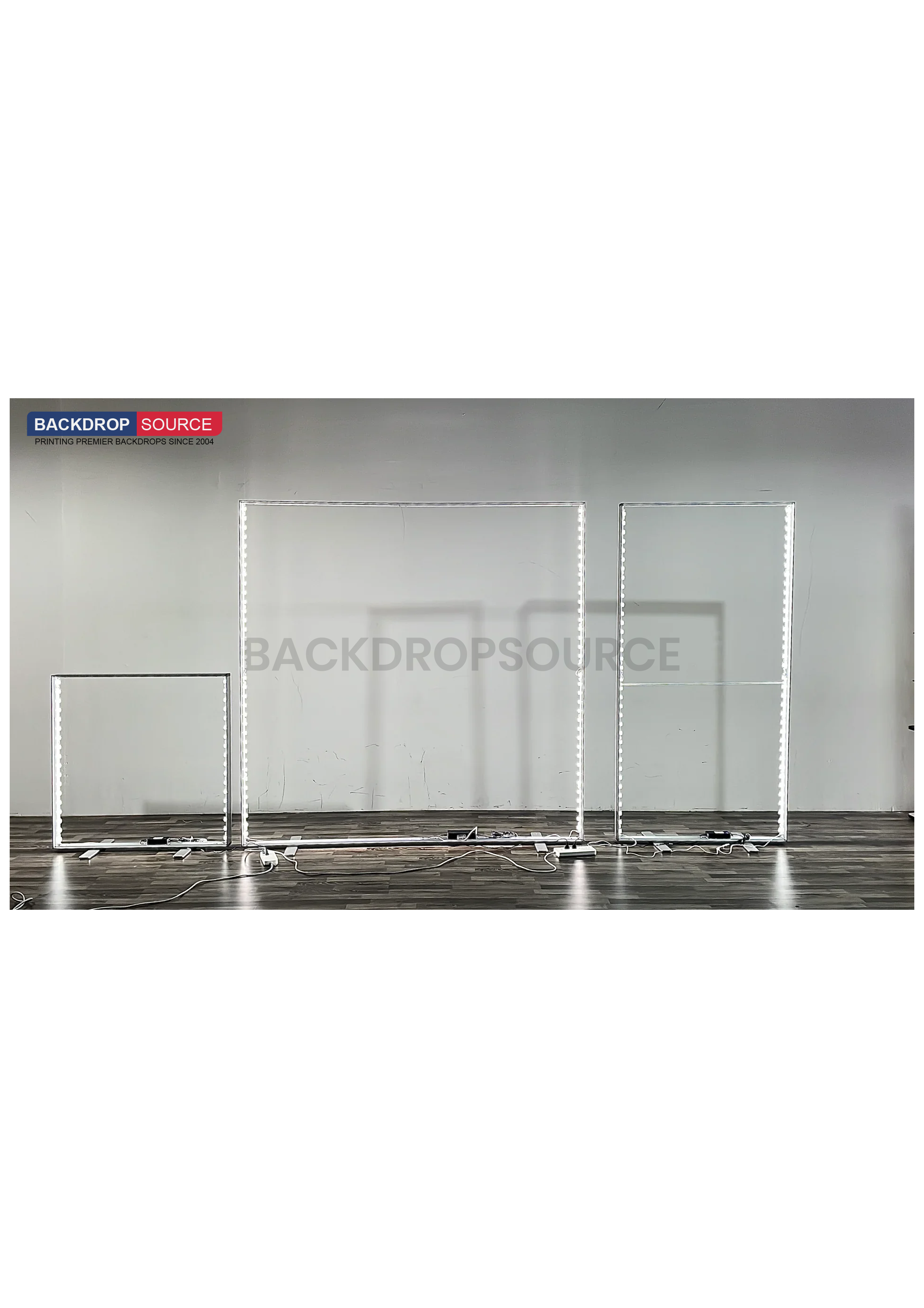 SEG Frameless Fabric LED Light Box Display -  4m W x 2.5m H