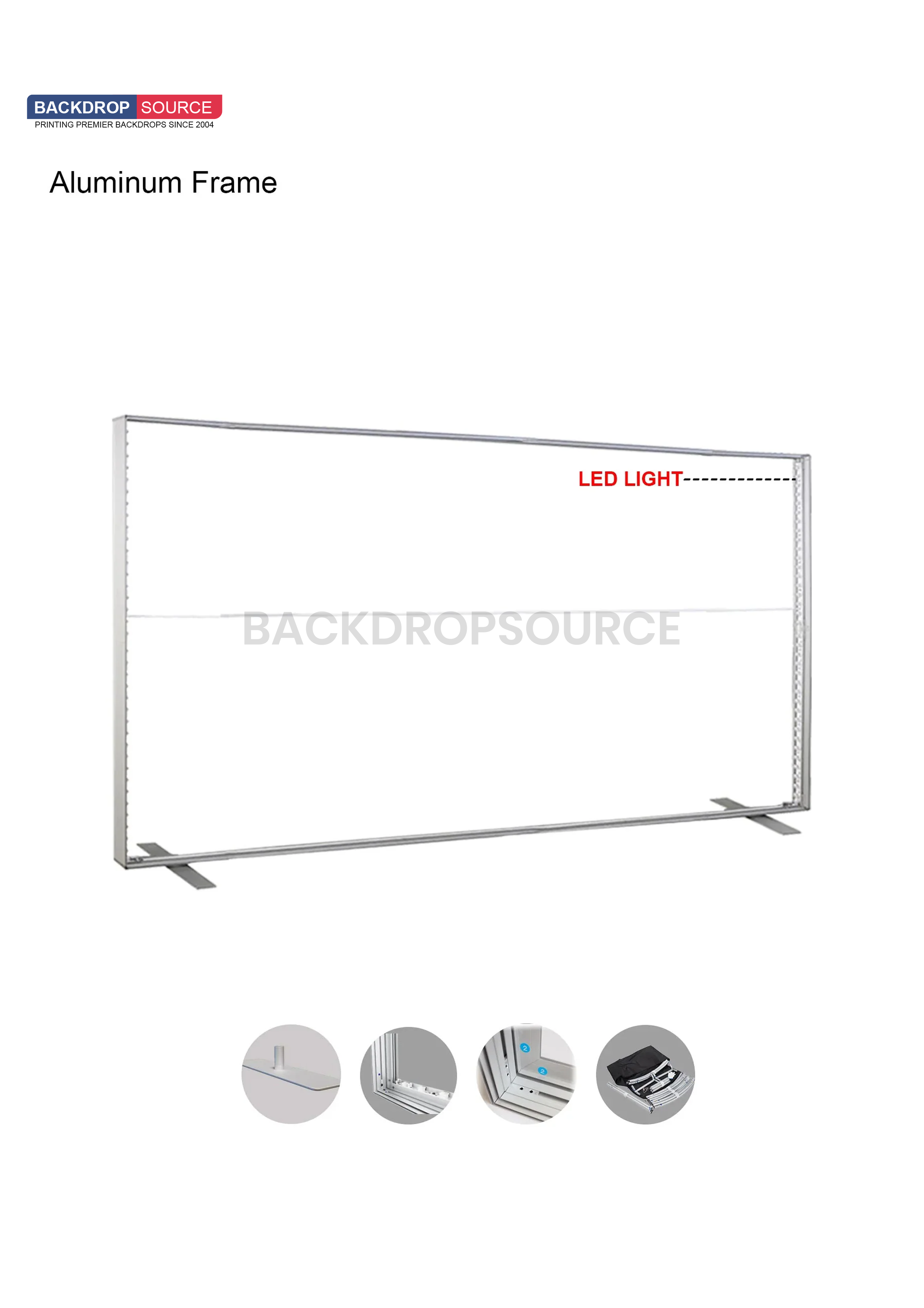 SEG Frameless Fabric LED Light Box Display - 6m W